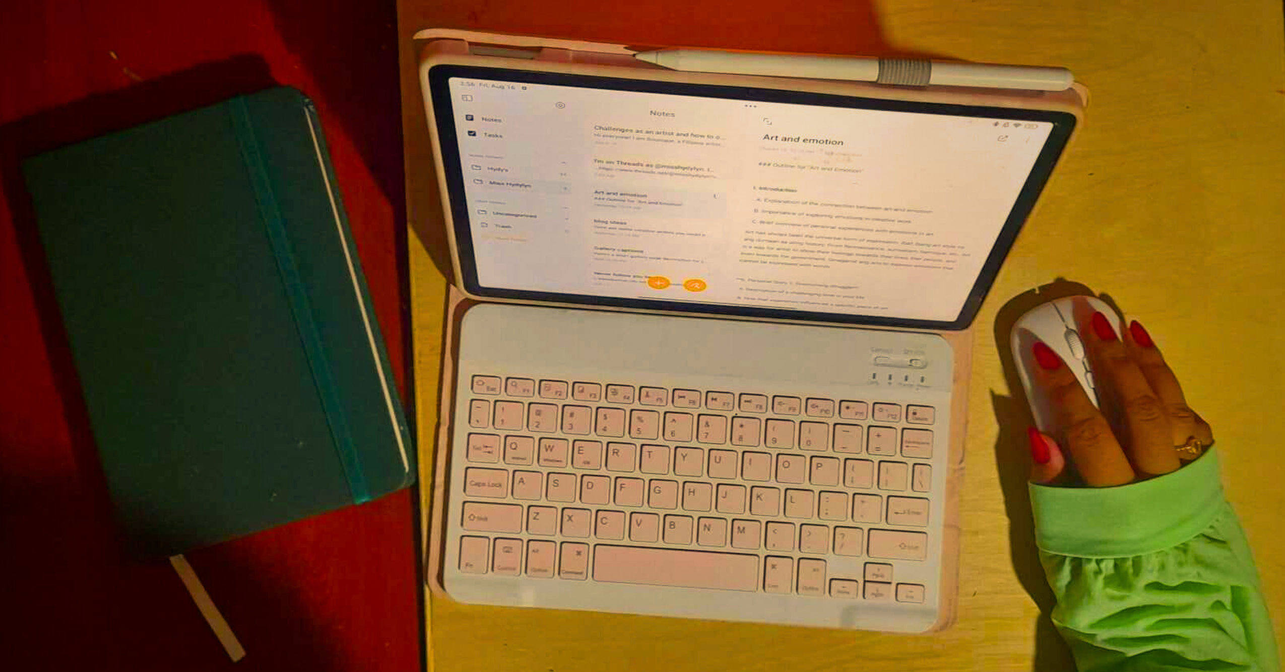 I made my first website with WordPress using my Xiaomi Pad SE tablet
